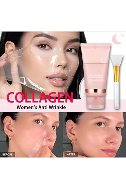 Masca faciala,exfoliantă, peel-off cu invelis de colagen, hidratanta in profunzime.