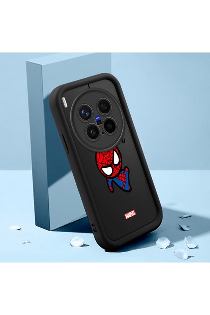 Vivo X300 Pro Compatible Spiderman Pattern Camera Protected Slim Soft Silicone Phone Case