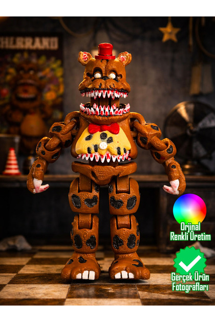 Suelo Butik FNAF Nightmare Fredbear Eklemleri Hareketli Five