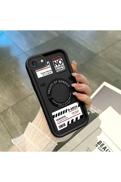 iPhone Se 2020 Compatible Camera Protected Slim Soft Silicone Phone Case Creative Pattern