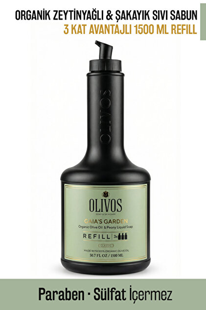 Olivos Zephyr Breeze Zeytinyağlı Hamam Kokulu Sıvı Sabun Refill