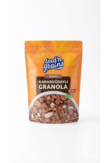 Karabuğday Granola (250 gr-Bademli)