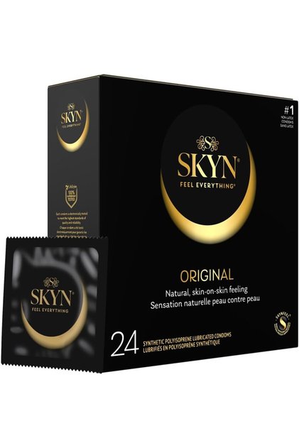 Original Natural Feeling Latex-Free Lubricated Condoms 24 Pcs