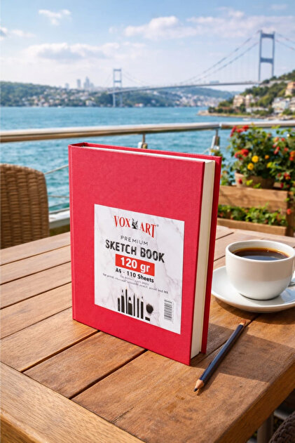 Vox Art Sert Kapak Eskiz Çizim Defteri- A5 120gr. 110 yaprak