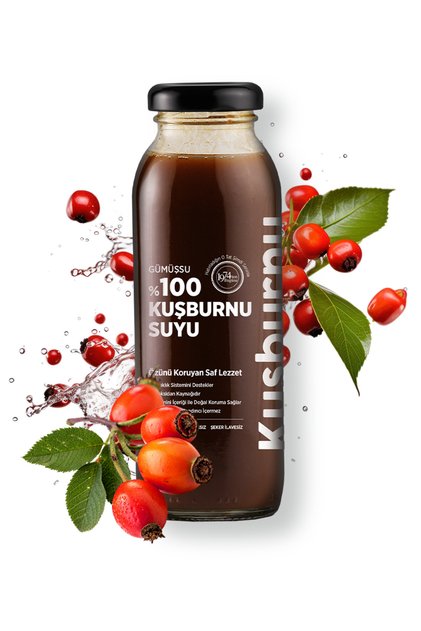 %100 Kuşburnu Suyu 250 ML 1 Adet
