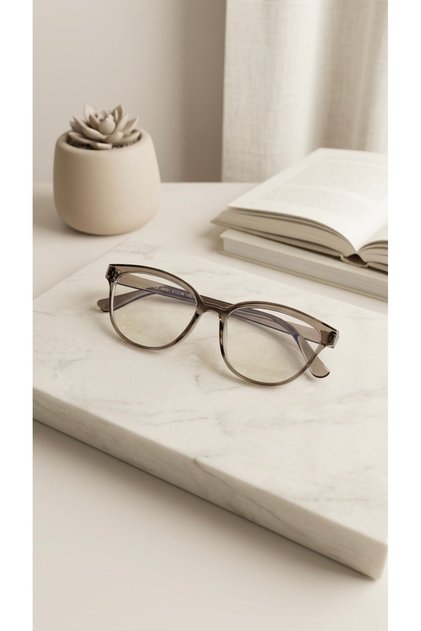 Blue Light Protection Women's Glasses Cat Eye Optical Compatible (Can Change Transparent Lenses) 50 Lenses