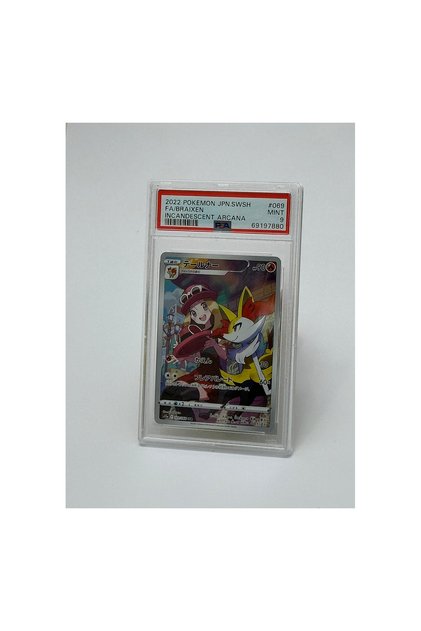 Cartonas PSA 9 Mint — Braixen 069/068 (CHR) Full Art (2022, Import Japonia)