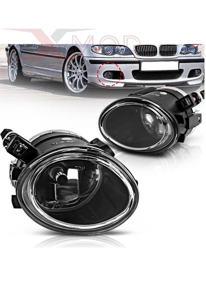 Bmw E46 Sis Farı Sag Sol Takım Bmw Sis Lambası İthal