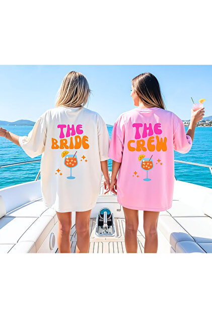 SUNFREE THE BRIDE TEAM KOLEKSİYON Baskılı 2'li set Oversize