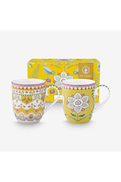 Pip Studio Lily & Lotus Mor Porselen Kupa Seti 145 Ml - Fiyatı, Yorumları
