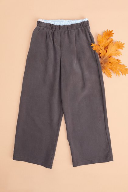 Buy Paneled TENCEL™ Fabric Girls' Trousers