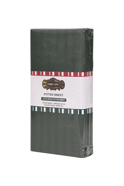 Fitted Sheet Set 2 PCS 100x200 cm Soft Bed Sheet with Pillow Cover