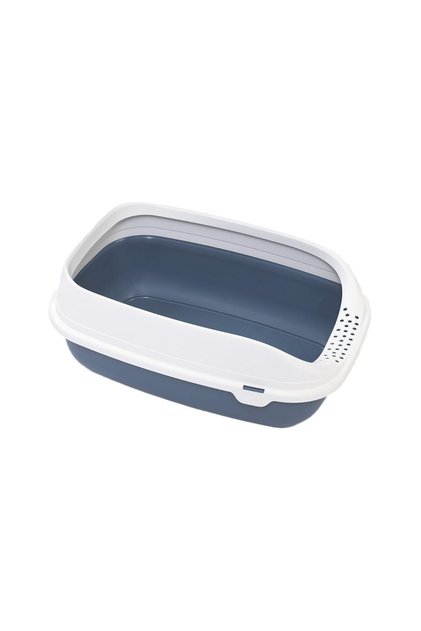 Litieră pentru pisici BETA PLUS MICĂ ALBASTRU ÎNCHIS 43x31x16(h)cm