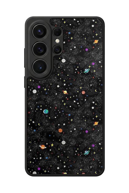 Samsung Galaxy S26 Ultra Compatible Space Design Glossy Premium Case