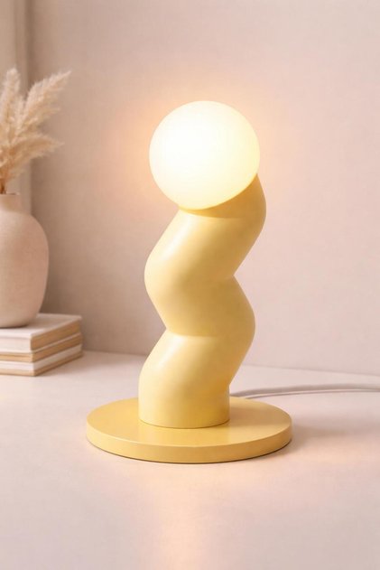 Wavy Lamp - (Curved Table-Night Lamp)