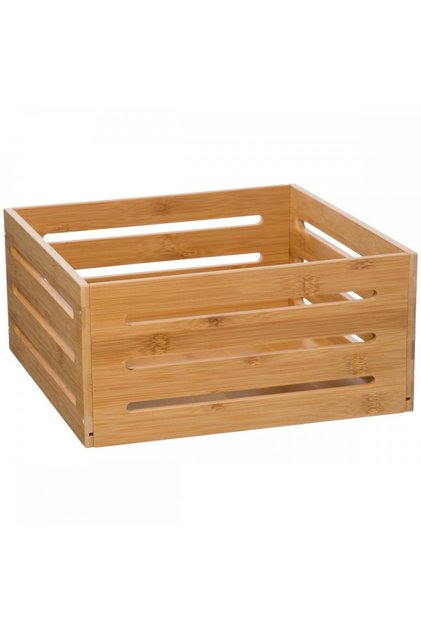 Cutie de depozitare pentru jucării, bambus, 31 x H15 cm