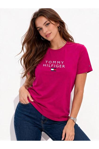 Organic Cotton Chest Th Embroidered Logo Women's T-Shirt