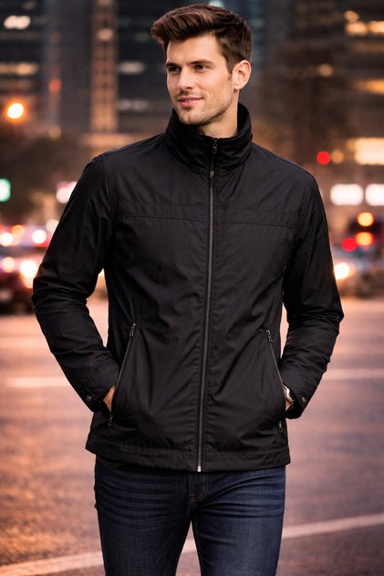 Men's Spring Coat Lined 8052