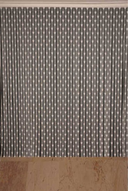Heart Model Cream Color Rope Curtain Ready-Made Rope Curtain 300*270