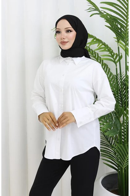 Oversize Shirt 4250-01 White