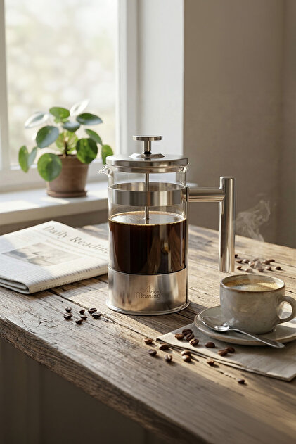 Karaca Pia Raum Bitki Çayı ve Filtre Kahve Demliği French Press