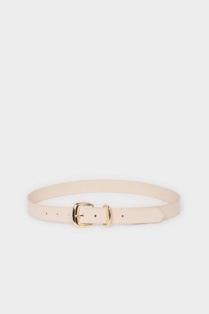 Women's Rectangular Buckle Faux Leather Casual Belt H5021Axns