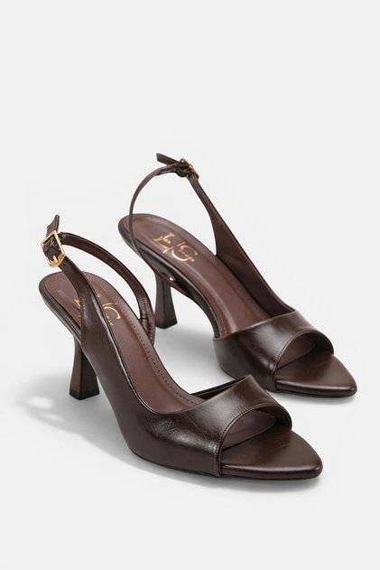 Lulu women's open back high heel shoe a006-k1914