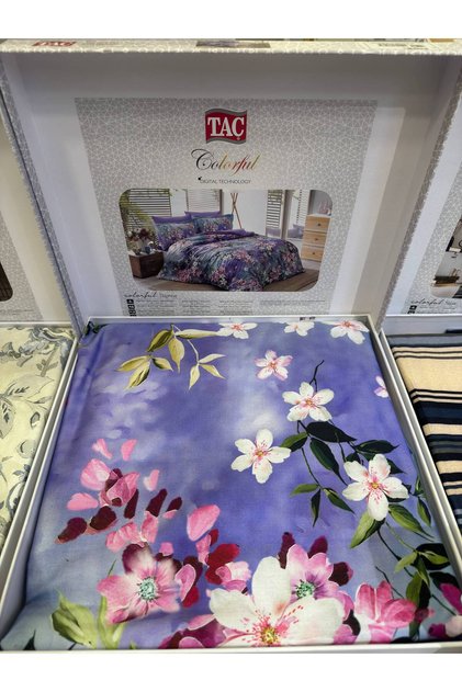 ÇİFT KİŞİLİK DİGİTAL SATEN NEVRESİM TAKIMI 200x220cm