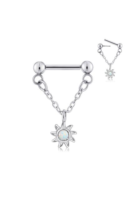Piercing Septum Longbeauty, Soare, Argint