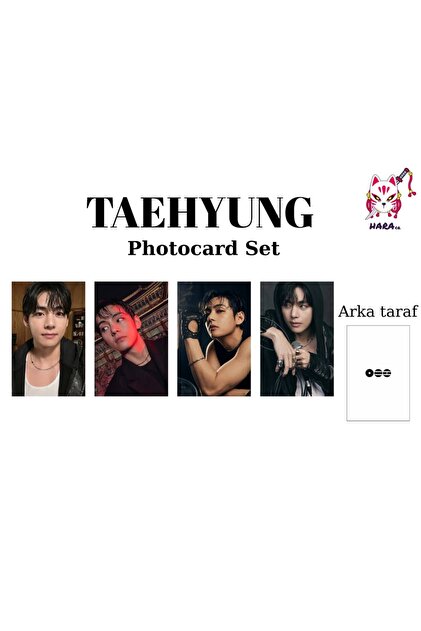 BTS V arirangカード3枚セット Hara Company BTS Arirang Taehyung Photocard SETİ ( 4'lü ) Fanmade