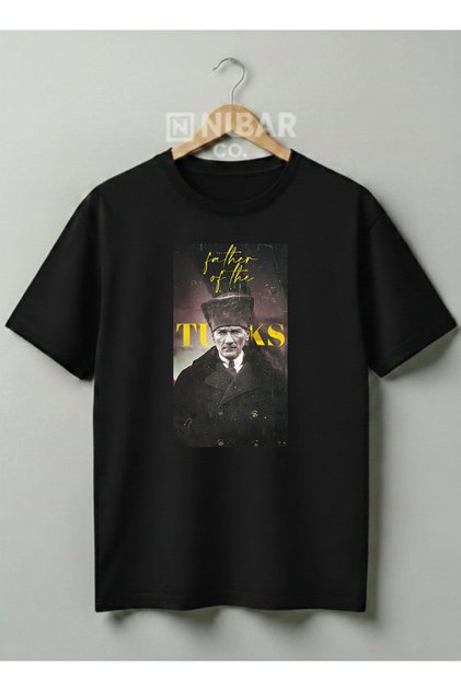 Mustafa Kemal Ataturk Designed Cotton T-Shirt National Holidays Special Series Children & Adult-Unisex
