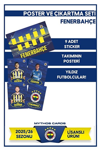 Fenerbahçe - PULSE FUTBOLCU KARTLARI 2025/26 - PAKET - Fiyatı