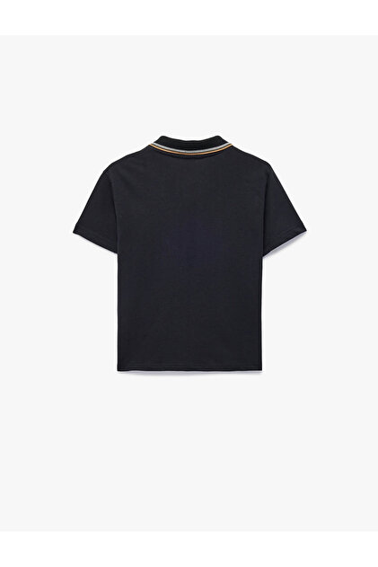 Koton 26YY59000236 Lacivert Erkek Çocuk T-Shirt 6SKB10040TK