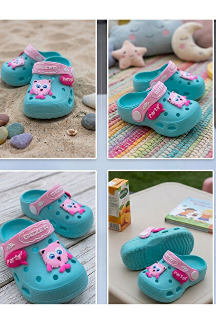 Baby Girl Eva Comfortable Sole Home Bathroom Garden Pool Beach Slippers Sandals (Check the Size Chart)