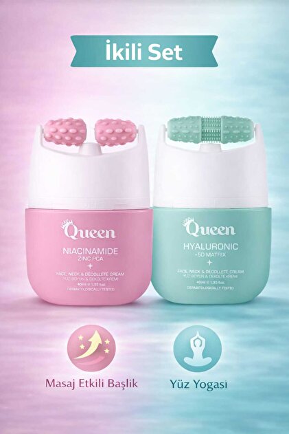 ICEQUEEN İkili Cilt Bakım Seti – Collagen + Vitamin C & Peptide