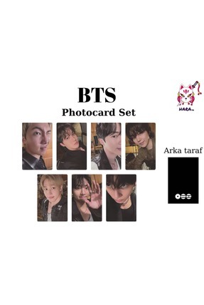 Hara Company BTS Arirang Jungkook Photocard SETİ ( 4'lü ) Fanmade