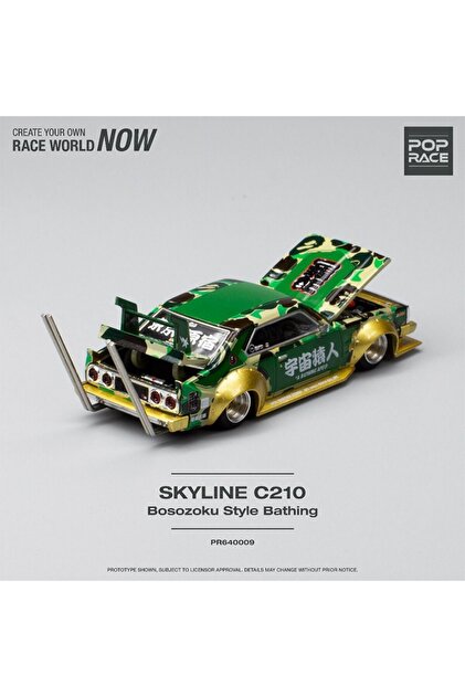 pop race 1 Pop Race Skyline C 210 Bosozoku Style (Pleksi-Kutulu