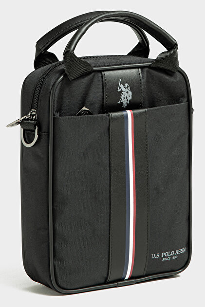 U.S. Polo Assn 26056-26059 Shoulder Strap Handbag Messenger Bag Crossbody Bag Black