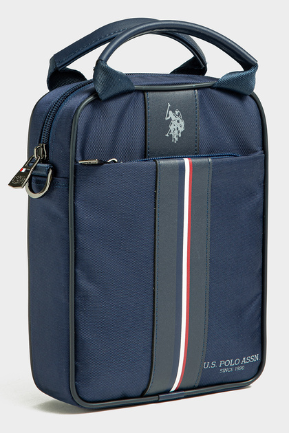 U.S. Polo Assn 26056-26059 Shoulder Strap Handbag Postman Bag Crossbody Bag Dark Blue
