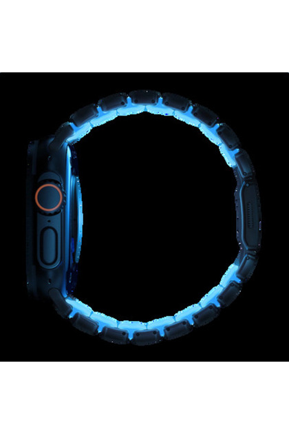 Stratos Band for Apple Watch Ultra 3 / 2 / 1 - 49 mm GLOWS IN DARK