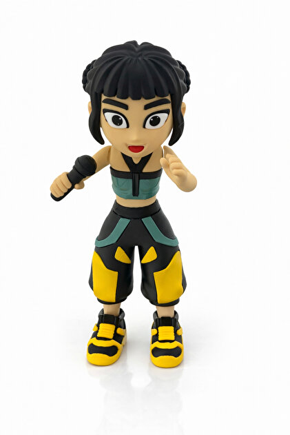 キョンリポソーム Universal Zoey Figürü – Demon Hunters Karakteri Mikrofonlu