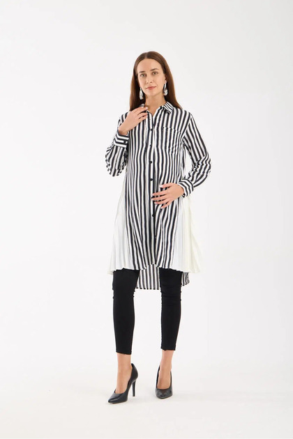 Striped Maternity Shirt