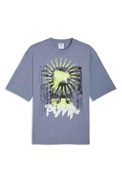 Puma Graphic Erkek Gri Günlük Stil T-Shirt 63444265 - Fiyatı