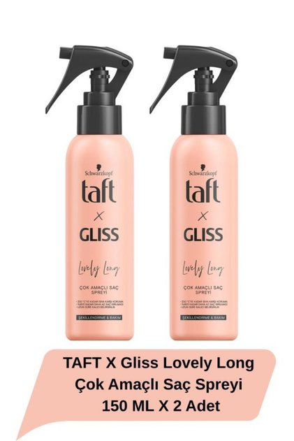X Gliss Lovely Long Çok Amaçlı Saç Spreyi 150 ML X 2 Adet