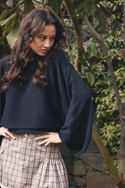 Bat Sleeve Sweater