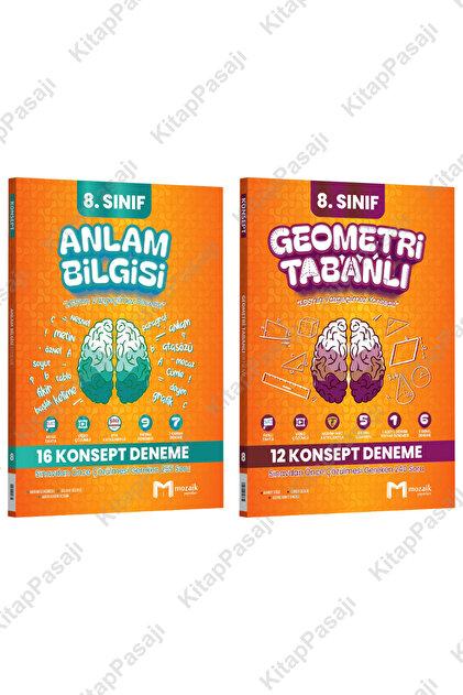 Mozaik Yayınları 8. Sınıf LGS Anlam Bilgisi ve Geometri Tabanlı