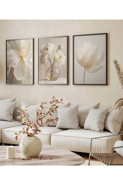 Poster Frame Set of 3 (30x40 cm) Wall Art Painting Decor for Home & Office