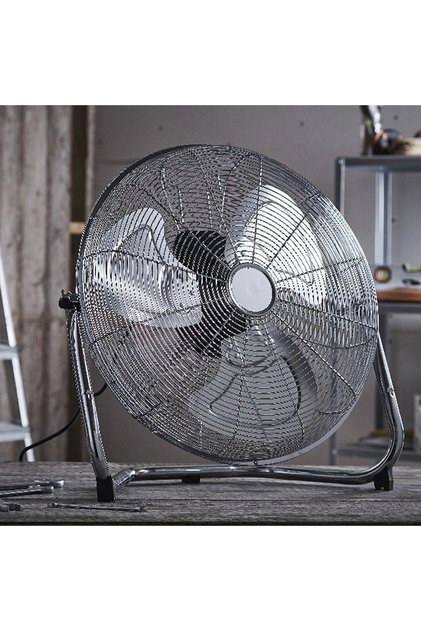 YER TİPİ METAL PERVANELİ VANTİLATÖR 110 WATT 45 CM ÇAPINDA 3 KADEMELİ
