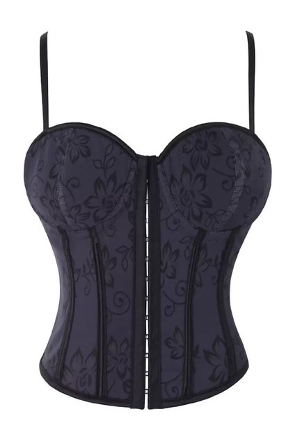 Lace Corset Strap Covered Bralette Bustier Crop Blouse Corset Body Gothic Costume