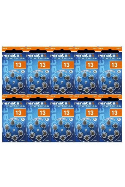 ZA HEARING AID BATTERY SIZE 13 - 60'S